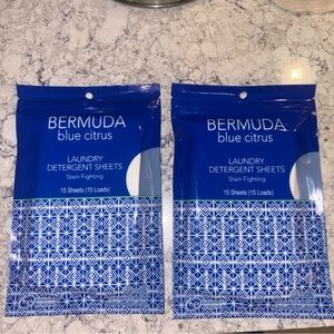 Blue Citrus Laundry Detergent Sheets